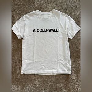 A-Cold-Wall T shirt in beige size medium, fits small